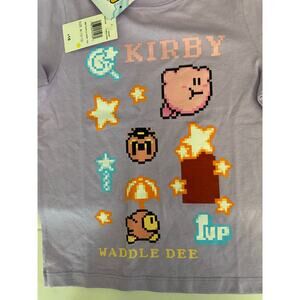 KIRBY BIOWORLD Graphic Tee NWT Lavender SS Cotton Blend Size Youth M